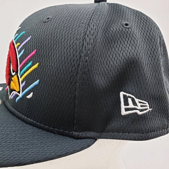 Arizona Cardinals 59Fifty Fitted Hat Crucial Catch Cancer Embroidered New Era 8 - Picture 5 of 10